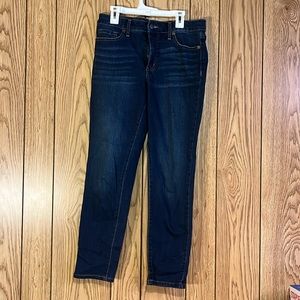High rise skinny jeans